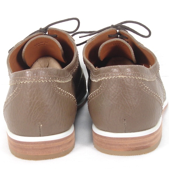 RACHEL COMEY TAUPE LEATHER LACE UP OXFORD SHOES 12 main image 6